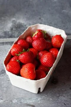 Fresh strawberries Stock Photos