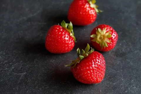 Fresh strawberries Stock Photos