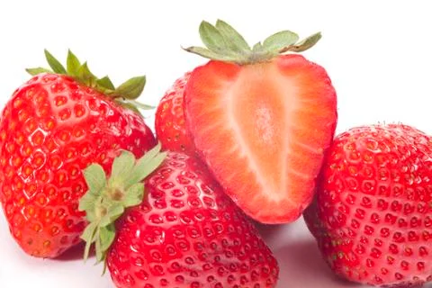 Fresh strawberries Stock Photos