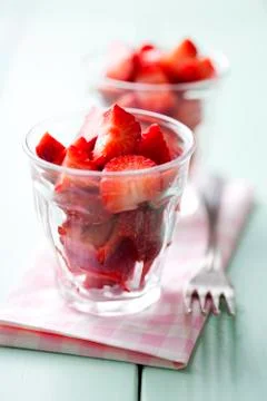 Fresh strawberries Stock Photos