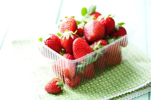 Fresh strawberries Stock Photos