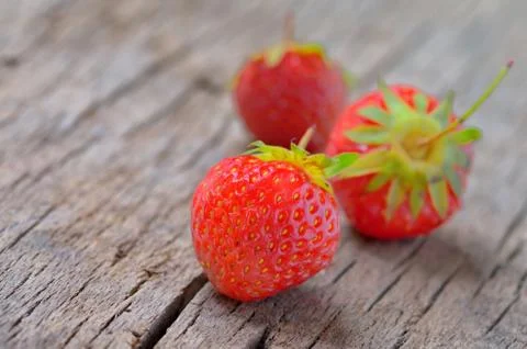 Fresh strawberries Stock Photos
