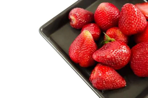 Fresh strawberries Stock Photos