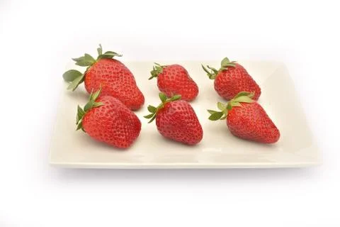 Fresh strawberries Stock Photos