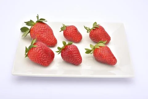 Fresh strawberries Stock Photos