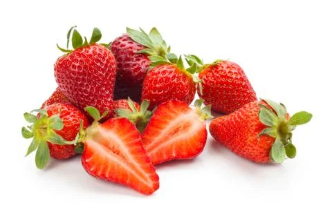 Fresh strawberries. Stock Photos