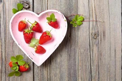 Fresh strawberries. Stock Photos