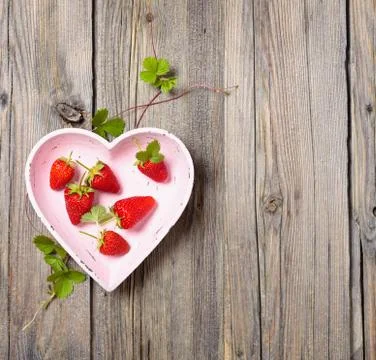 Fresh strawberries. Stock Photos