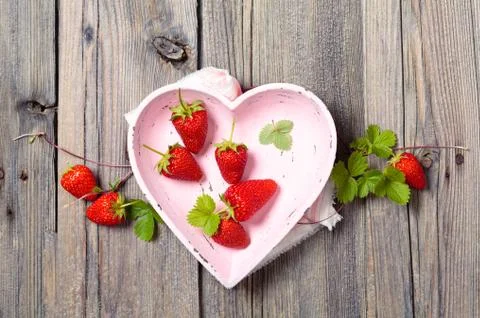 Fresh strawberries. Stock Photos
