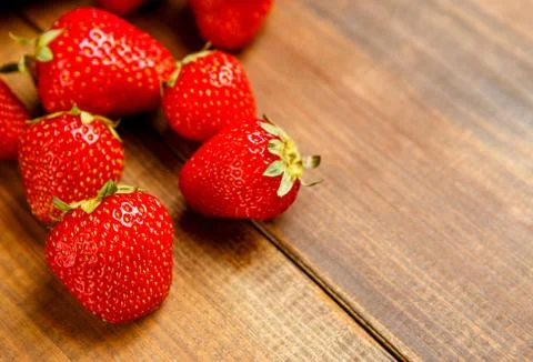 Fresh strawberries Stock Photos