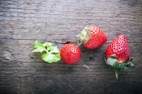 A fresh Strawberries Stock Photos