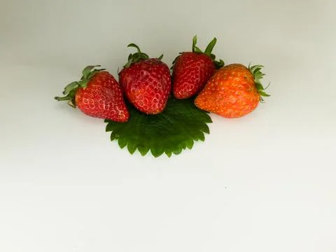 Fresh strawberries Stock Photos