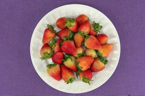 Fresh strawberry close up. Stock Photos