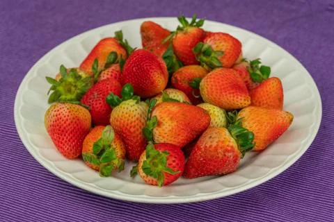 Fresh strawberry close up. Stock Photos