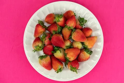 Fresh strawberry close up. Stock Photos