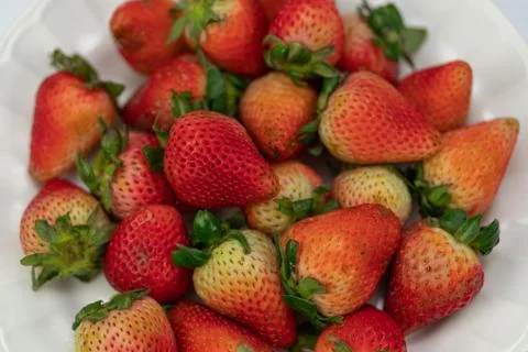 Fresh strawberry close up. Foto stock
