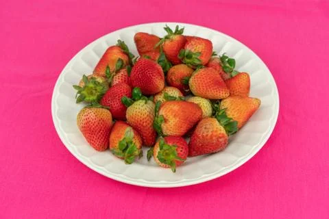 Fresh strawberry close up. Stock Photos