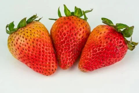 Fresh strawberry close up. Stock Photos