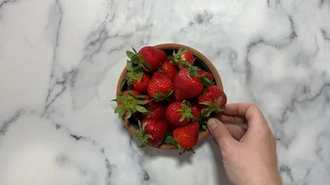Fresh Strawberry Selection Stock Footage 310494272