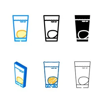Fresh styles egg chicken farm food color icon vector Illustrazione stock