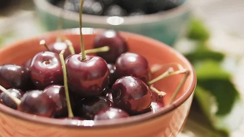 Fresh summer berries. Stock Footage 112219074