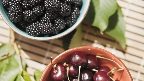 Fresh summer berries. Stock Footage 112219117