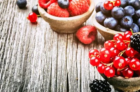 Fresh summer berries Foto stock