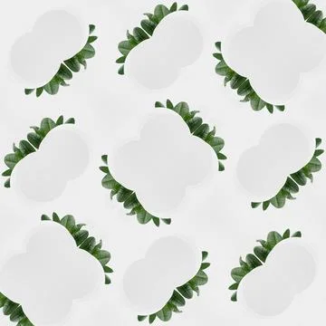 Fresh summer geometric abstract seamless pattern for cloth, textile - white s Foto stock