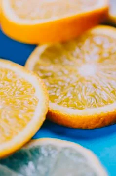 Fresh Summer Orange Stock Photos