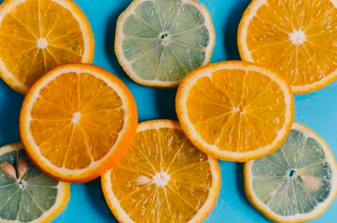 Fresh Summer Orange Stock Photos