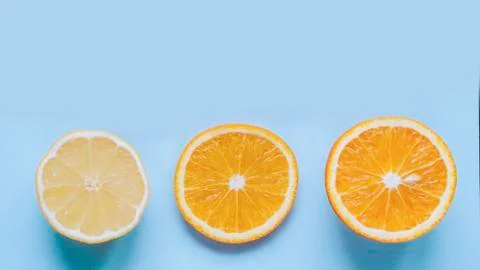 Fresh Summer Orange Stock Photos