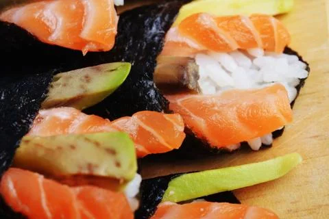 Fresh sushi Stock Photos