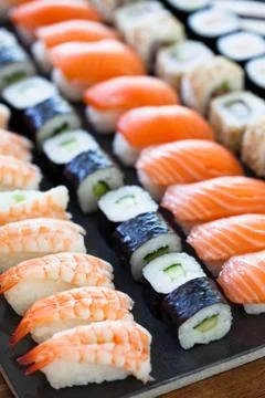 Fresh sushi Stock-Fotos
