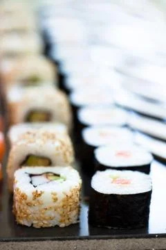 Fresh sushi Stock Photos