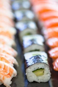 Fresh sushi Foto stock