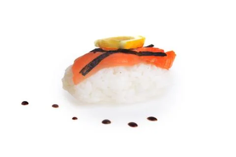 Fresh sushi rolls Stock Photos