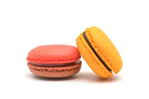 Fresh sweet macarons Stock Photos