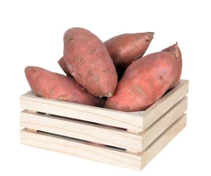 Fresh sweet potatoes Stock Photos
