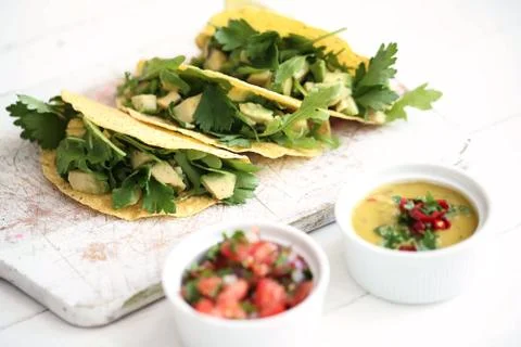 Fresh taco Stock Photos