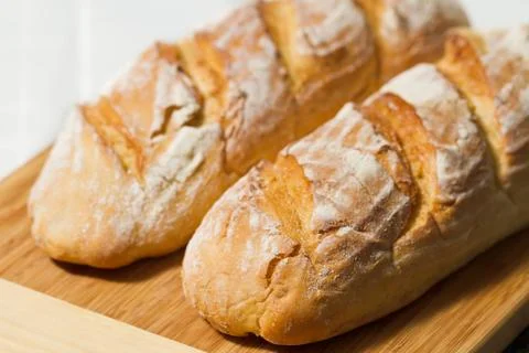 Fresh tasty bread Stock Photos
