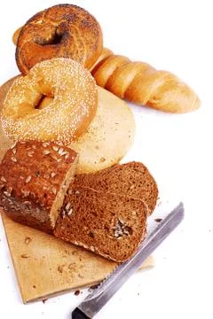 Fresh tasty bread Stock Photos