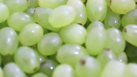 Fresh Tasty Grapes close up Stock Footage 283843502