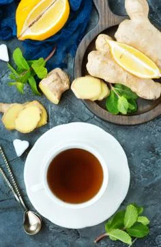 Fresh tea Stock Photos