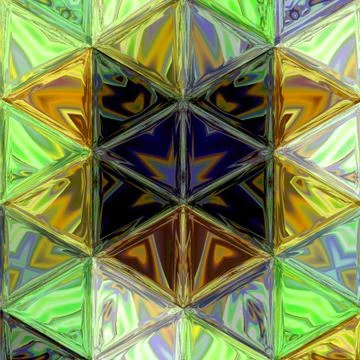 Fresh tender colors triangles pattern Stock Illustration