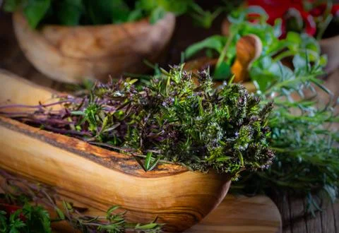 Fresh thyme Stock Photos