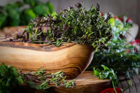 Fresh thyme Stock Photos