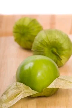 Fresh tomatillos Stock Photos