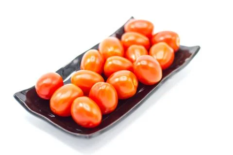 Fresh Tomato in a ceramic cup 스톡 사진