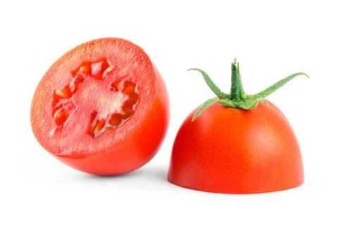 Fresh tomato slice Stock Photos