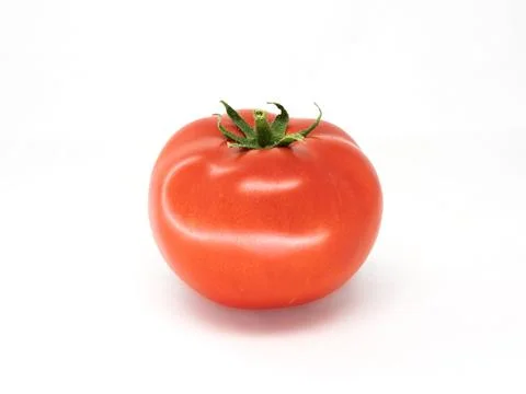 Fresh Tomato on white background Stock Photos